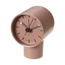 이케아 BONDTOLVAN 본드톨반 알람시계 아날로그 8x9cm 탁상용시계 건전지미포함 미니워치, 페일핑크_705.110.12