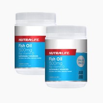 뉴트라라이프 피쉬오일 1500mg 비타민D 300정 2팩 NUTRALIFE Fish Oil Vitamin D