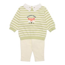 [블루독베이비8] FW23 큐트폭스상하복 HJ 43A1361005 (BLUEDOG BABY 유아 출산 백일 선물 도트 강아지 내복