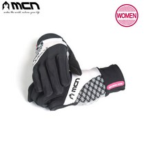 MCN 여성 자전거장갑 엘사 블랙 터치장갑, 단품