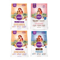 헤일로 스몰브리드 홀리스틱 치킨&치킨간 사료+샘플사료증정, 4.54kg