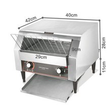 가정용 토스터기 아침 식사 상업용 전기 컨베이어 토스터 롤빵 빵 피자 쿠키 오븐 토스터 호텔 크롤러 형, 01 Medium