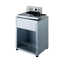 리빙플랜 전기튀김기 DS-100B 1구형/분체도장 업소용튀김기