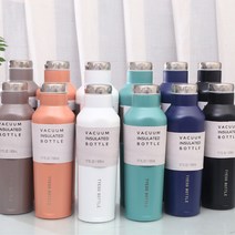 BBUNA TYESO 진공 단열 보틀 텀블러 보온 보냉 304 스텐 대용량 콜드컵 보냉병 500ml 750ml, 화이트