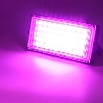 50W LED 성장 빛 전체 스펙트럼 AC 220V 식물 투광 조명 온실 수경 스포트 라이트 램프, [01] Grow