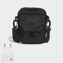 아디다스 프리미엄 ESS FSTV 크로스 백 가방 + PGN짐쌕가방, 검정(black)