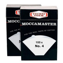 Technivorm Moccamaster 85022 모카마스터 #4 종이 필터 화이트 (2)... (오리지널 버전), White