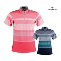 잔피엘 남성 쿨 아이스 반집업 골프셔츠 JP1M411