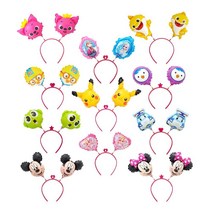 풍선나라 유아동 캐릭터 머리띠 파티 금비 미키 시크릿쥬쥬 겨울왕국 핑크퐁 놀이공원, 11. 피카츄