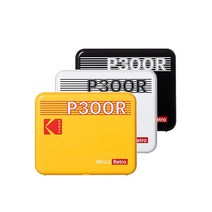 KODAK 당일발송 코닥 미니3 레트로 P300R 카트리지 8매 내장 블루투스 휴대용 포토프린터 즉석 폴라로이드 스마트폰사진인화기 미니 핸드폰 휴대폰 사진기 인쇄기, 코닥 미니3 P300R(화이트) 카트_단품