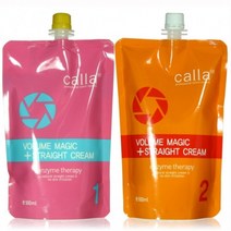 새롬화장품 칼라 볼륨 매직 스트레이트 크림1 2제 500ml, 2제 액상타입