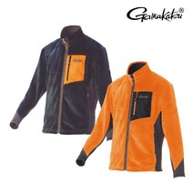 가마가츠 겨울낚시복 방한 보아 후리스 자켓 GM-3526, 차콜3L-530346