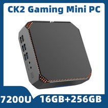 미니PC 컴퓨터 초미니 초소형 산업용 피씨 CK2 인텔 코어 7th i5-7200U Win 10/11 게임 미니 PC 16GB DDR4 128GB 256GB NVME SSD WIF, [01] i5-7200U, [04] EU, [04] 16GB 512GB