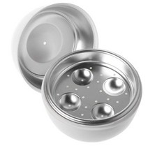 구운계란기계 맥반석 계란 굽는 기계 찜기 슬로우쿠커 전자레인지 계란찜 보일러 찜기 간편, 초록