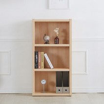 라스코홈 3단 3칸 낮은책장 거실 책꽂이 600 HF0380, 오크화이트, 오크화이트