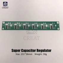 슈퍼 캐패시터 콘덴서 6PCS 슈퍼 패러드 커패시터 단일 행 기반 밸런싱 보호 보드 2.5-3V 360F 400F, 02 4 Pin