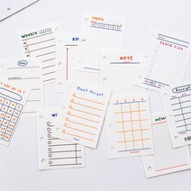 체크리스트 메모지 60매, 상품선택, 30일기록