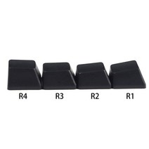 도자기키캡 1u R1 R2 R3 R4 빈 두꺼운 PBT OEM 프로필 키캡 DIY용 영숫자 커스텀, 없음, 없음, 29.Black - 1 pcs R1 1u, 29.Black - 100 pcs R1 1u