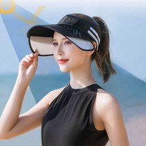 태양을 피하는 법 여름 햇빛 가리개 썬바이저 모자 두줄 날개형 썬캡