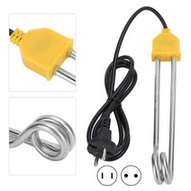 미니온수기 물데우는기계 미니순간온수기 미니 1000W 휴대용 전기 스테인레스 스틸 침수 온수기 보일러 난, 02 Eu 플러그