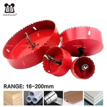 GOGOPANDA-바이메탈 나무 구멍 톱 비트 16-200mm 목공용 DIY 목재 커터 드릴, [18] 40mm-2Pieces