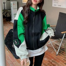 대박난박양 하프넥 집업 점퍼