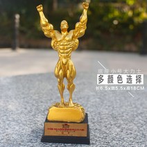 보디빌딩 피트니스 우승 피규어감사패 상패 헬스트로피 실버 상폐 기념품, 어두운 회색