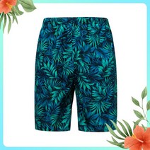 [바캉스]남성 여름 하와이안 밴딩 반바지 PC-PTH-11-그린