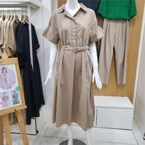 클리지 NC05 바스락러플소매카라원피스 CM5WOP04