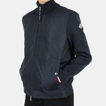 디몬트 22 S/S 몽클레어 남성 하이넥 믹스 집업 자켓(네이비) 9B00011 M1281 742
