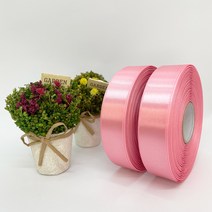 포장 리본 끈 제이제이리본 고밀도주자 2롤 45M (20mm 25mm), 20mm, 진분홍