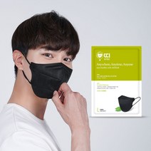 순수아띠 KF80 대 중 소형 화이트 블랙 10입 50입 100입 / 10입지퍼팩 / 100%국산 / 숨쉬기 편한 새부리형 / 성인남녀 청소년 아동, 50입(10입X5), 대형(성인남녀)