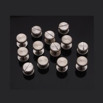 스테인레스 스틸 플랫 스터드 시카고 벨트 나사 리벳 스터드 가죽 공예직경 810MM34567891012mm5 피스, 02 Head Diameter 8MM_03 3mm