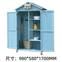 조립식 야외 창고 농막 옥상 차고 간이창고 전원주택, A타입 레이크 블루