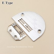 미싱기 호환용품 E16 E18 E20 E22 B18 B20 JUKI BROTHER SINGER 산업용 잠금 장치 재봉틀 액세서리 부품 니, 14 B26_02 Throat Plate Only