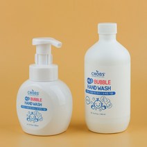 CHOBS 신생아 키즈 유기농 손 세정제 핸드워시 마일드 버블형 본품 리필 대용량, 리필 500ml