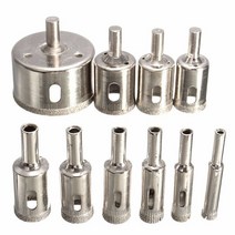 타일 컷팅기 절단기 자르기 페스툴 다이아몬드 코팅 드릴 비트 Hss 3mm-160mm 타일 대리석 유리 세라믹, 20mm 1개