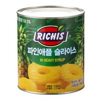 (주)동서 리치스 파인애플 슬라이스, 3062g, 6개