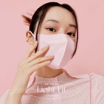 [이주빈마스크] 누이누아 새부리형 라이트핏 데일리 컬러 마스크 뮤트베이지 25매 (중형/대형), 블라썸핑크-M, 블라썸핑크-M