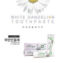 5+@ 하얀 민들레 치약 150g 5개 고기능성 프리미엄 웰빙치약