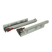 퀸넥스- SUNJIN 30kg 댐핑 언더 레일 가구 서랍 슬라이딩 서랍장, 댐핑언더레일 350mm