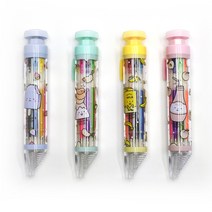 편의점 반짝젤 8색 볼펜 3000 형광 젤펜, 연보라