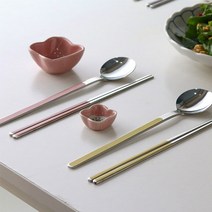 해모 아이리스 수저 세트 그레이, 1세트, 숟가락 + 젓가락
