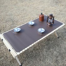 RT TCC~캠핑 가죽 테이블 매트 3종, 단품