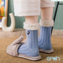 더캣 양털보온양말 캐릭터양말 겨울양말 방한양말 두꺼운양말 앙고라양말 토끼털양말 박스선물포장 특별한선물