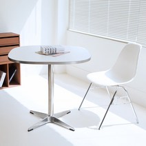 미드센츄리 테이블 리빙 다이닝 둥근 식탁 정사각 탁자 카페 원형 600 800 화이트, 비르케2테이블800, 화이트 둥근사각