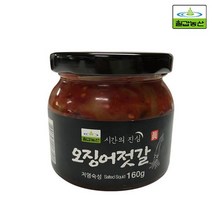 베스트식품 칠갑 오징어 젓갈 160g x10개, 단품/단품