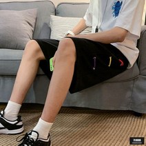 가바바 남성 반바지 알록달록 끈 포인트 데일리 캐주얼 여름 반바지 G62143