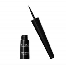 키코 Kiko MILANO - 정밀 아이라이너 미세 브러시 어플리케이터가 있는 사용하기 쉬운 리퀴드 오래 지속되는 블랙 크루얼티프리 메이크업 이탈리아산