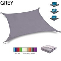 치기쉬운텐트 케빈 오크돔 텐트 300d 방수 회색 사각형 직사각형 그늘 항해 야외 정원 수영장 차양 캠핑 하이킹 태양 보호소, 400cm x 400cm